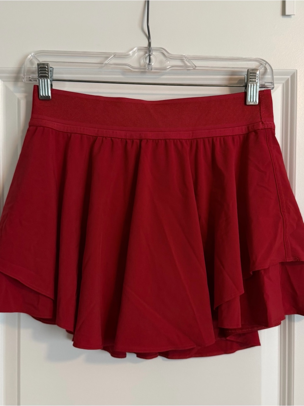 lululemon athletica Red Mini Skirt